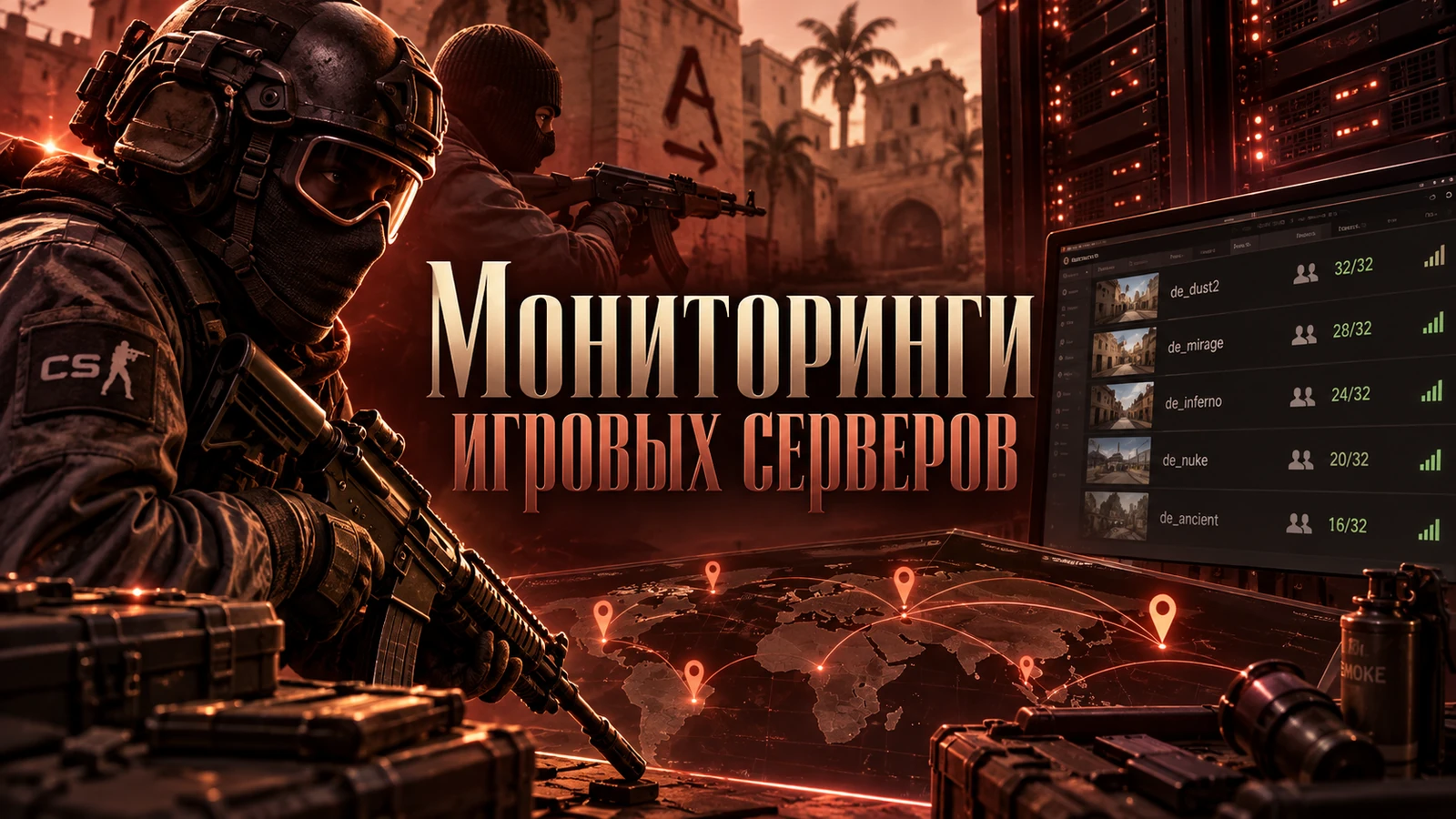 Мониторинги игровых серверов