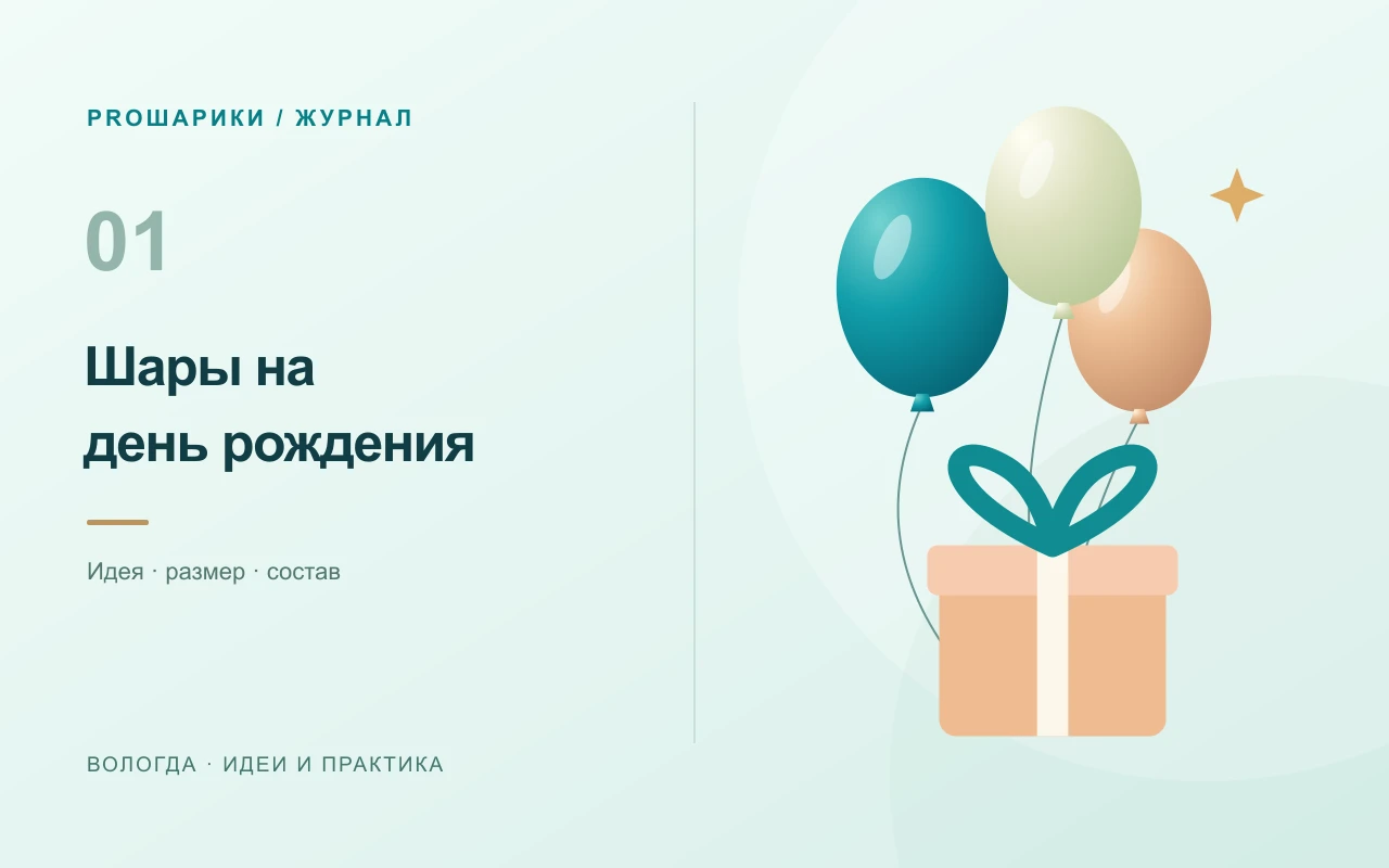 Гид по воздушным шарам