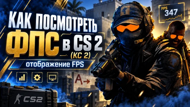 Как посмотреть FPS и время кадра в CS 2