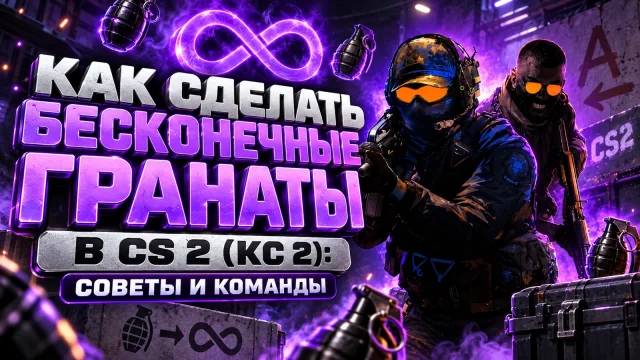 Бесконечные гранаты в CS 2: настройка своей тренировки