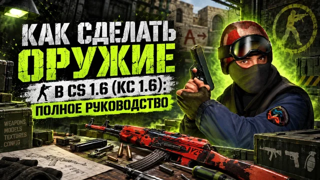 Оружие в CS 1.6: покупка, команды и замена моделей