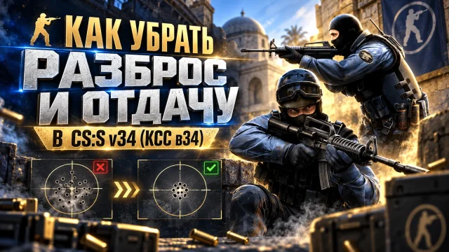 Можно ли убрать отдачу и разброс в CS:S v34