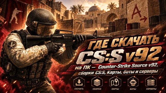 Где скачать CS:S и как отличить старую v92