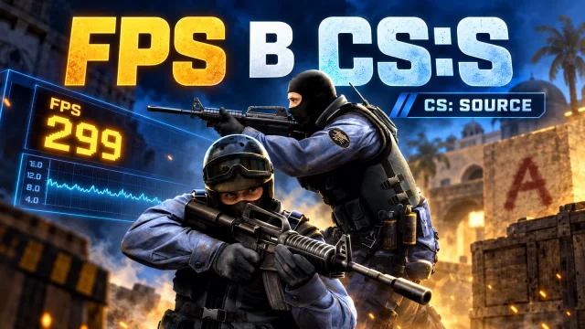 Как включить счётчик FPS в CS:S: консоль и монитор Steam