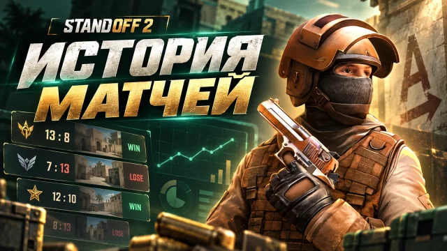 Как посмотреть историю матчей Standoff 2 и разобрать результат