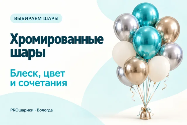 Хромированные шары в Вологде: как получить выразительный металлический акцент