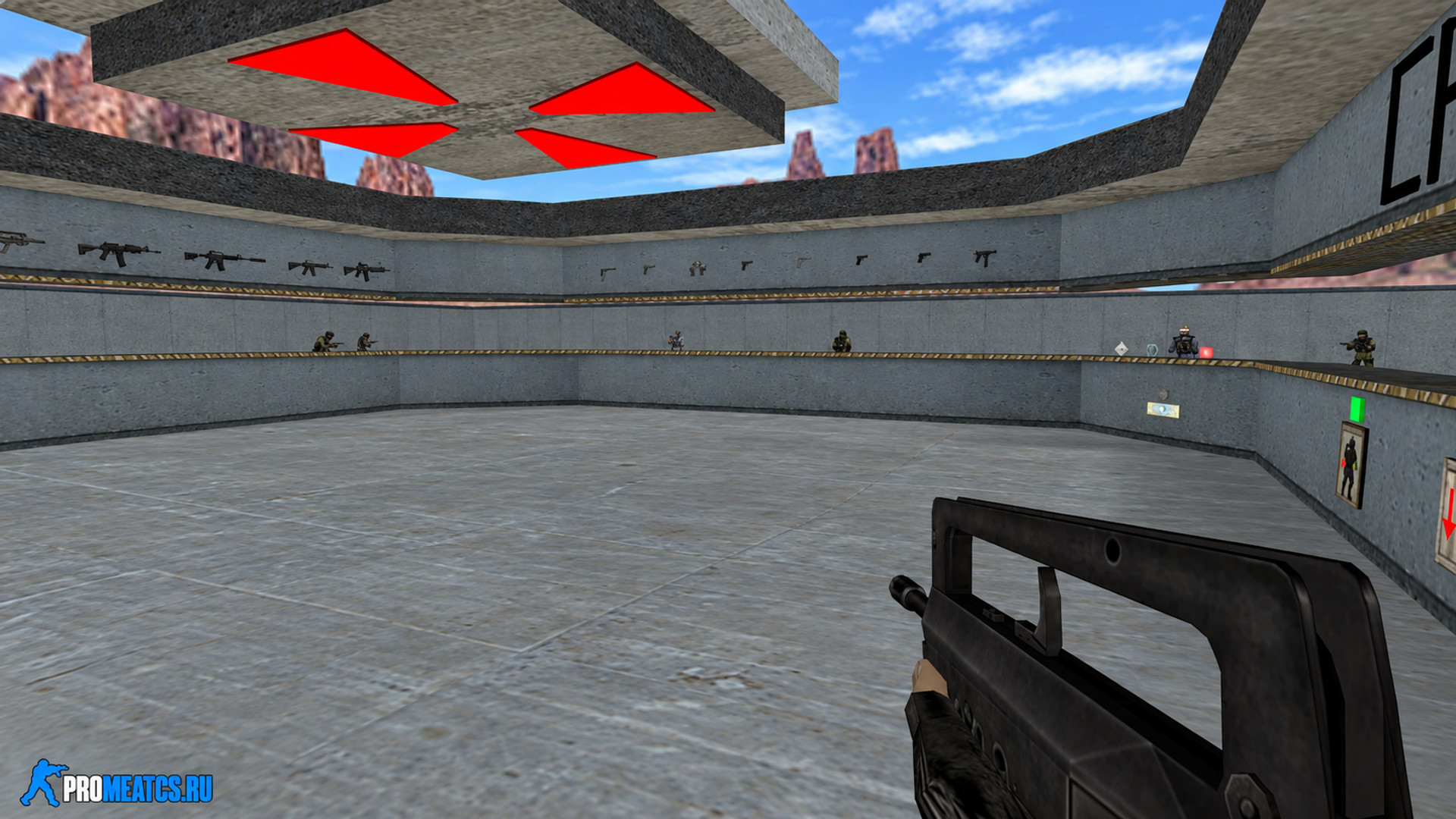 Карта «Aim_Botz» для CS 1.6