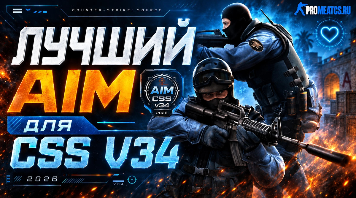 AIM Сердечко для CS:S v34 (КС:С в34)