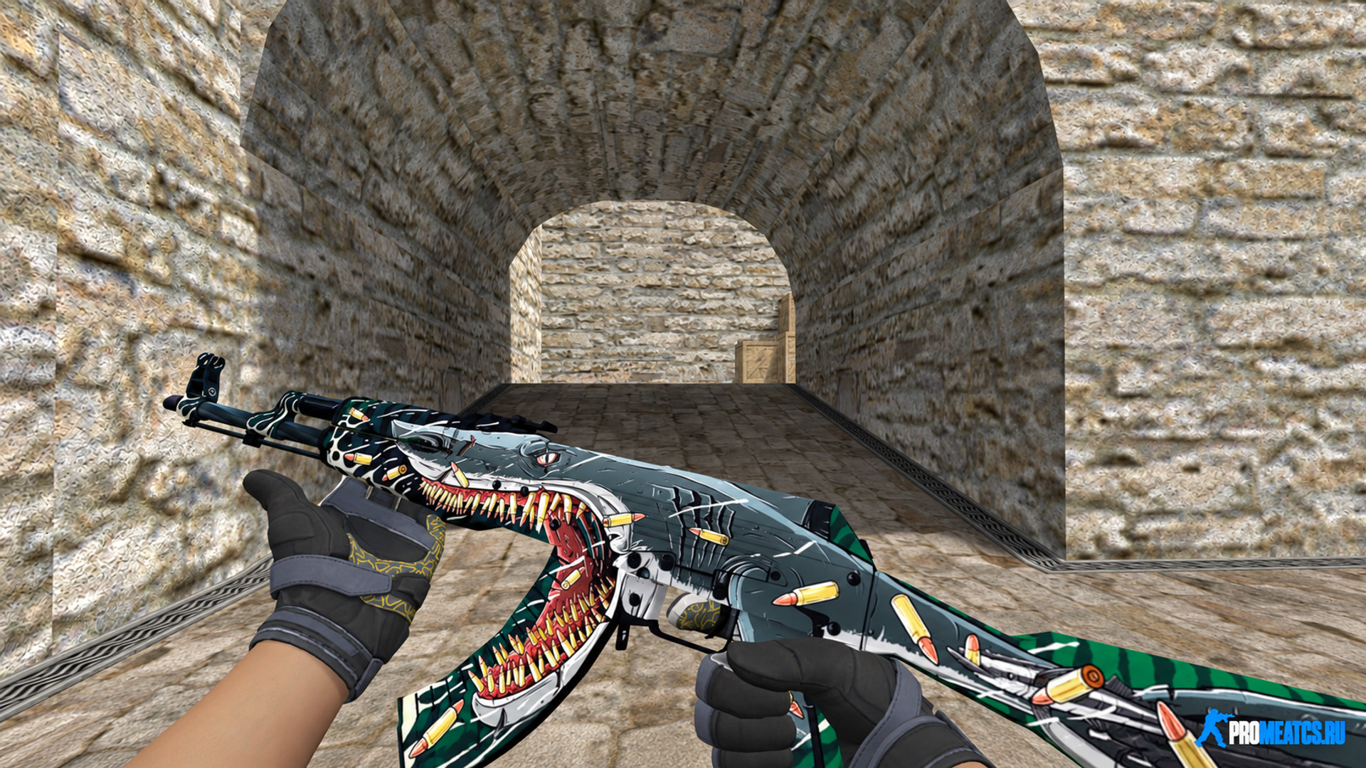 Модель «HD AK-47 Armed To The Teeth» для CS 1.6