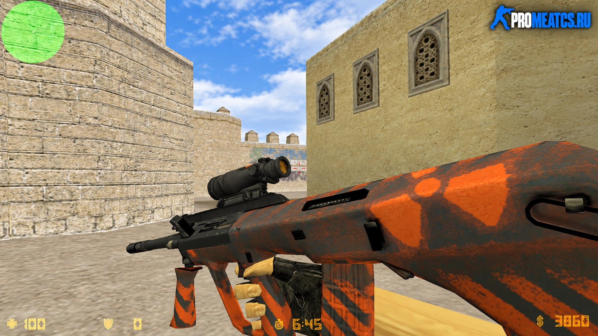 Модель AUG Радиационная опасность для CS 1.6