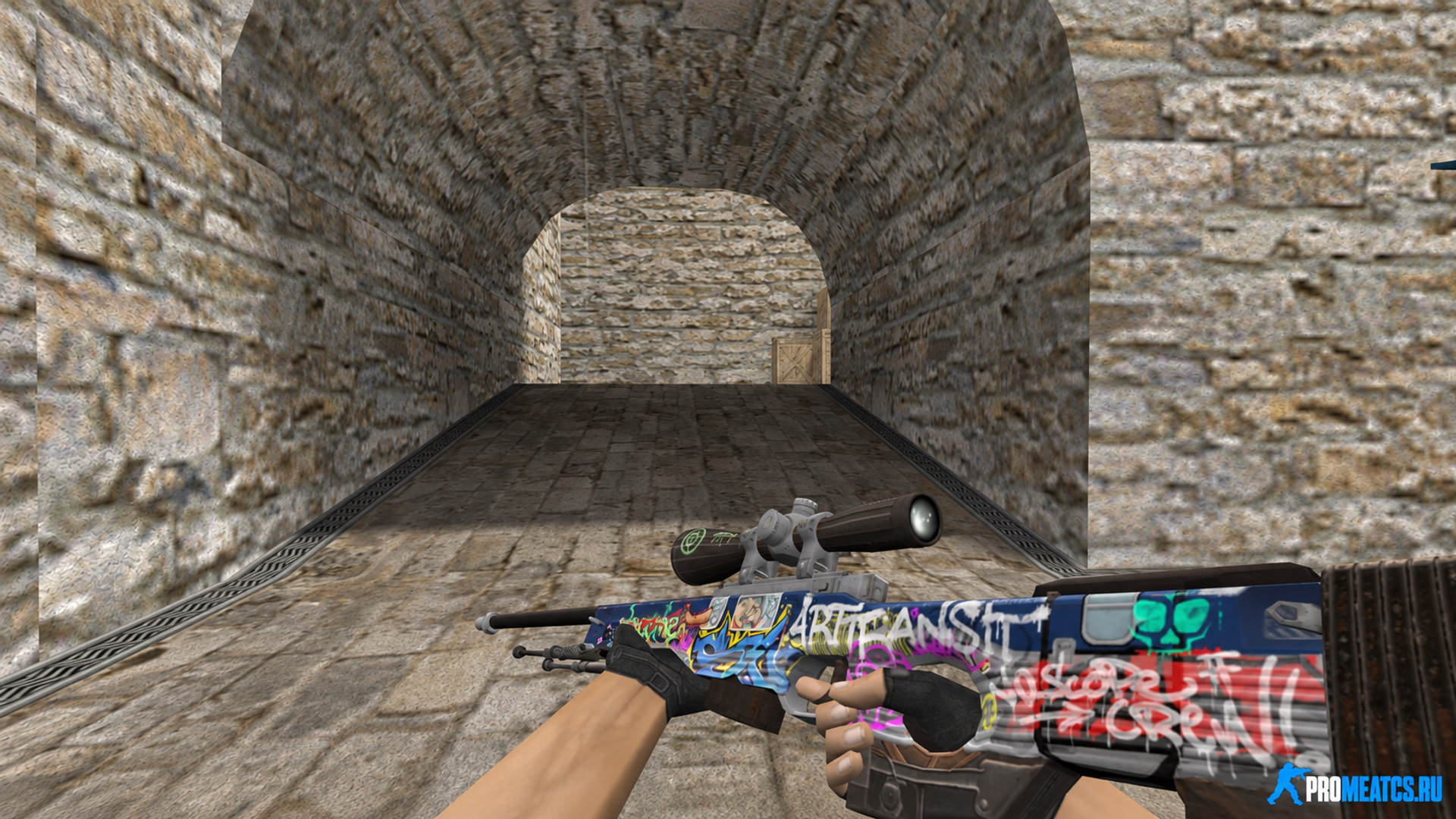 Модель «HD AWP Train Graffiti» для CS 1.6