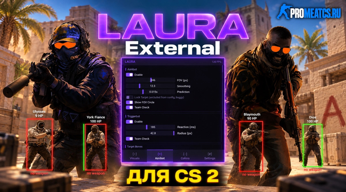 Laura External 2026 - бесплатный чит для CS 2
