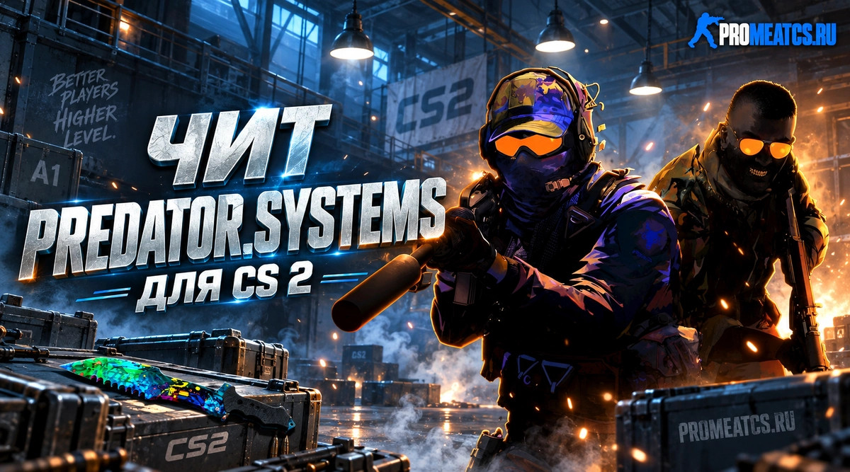 Чит PREDATOR.SYSTEMS для CS 2 (КС 2)