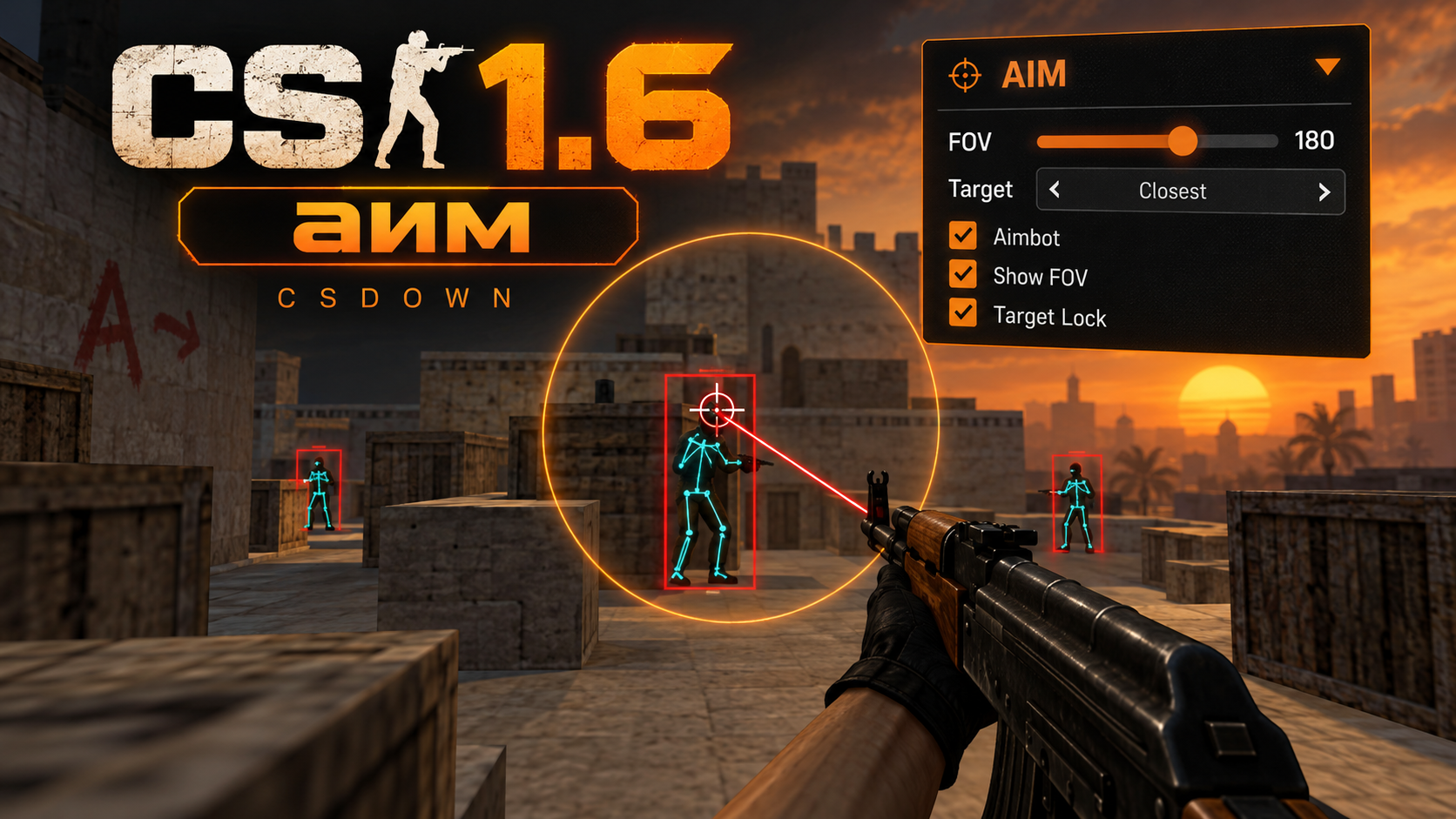 CS 1.6 AIM Water — M9 Water Drops и Горячечные грёзы