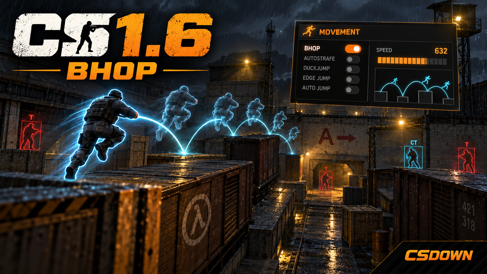 CS 1.6 Bunnyhop Classic — ещё один взгляд на распрыжку