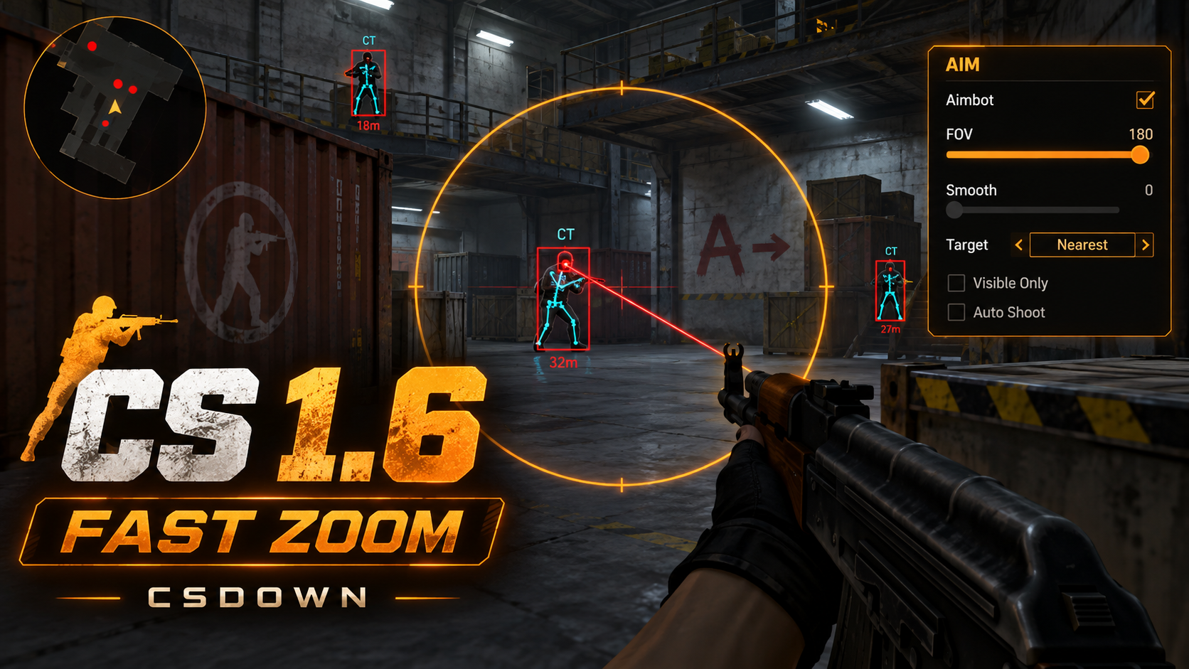 CS 1.6 Fastzoom — снайперское направление классики