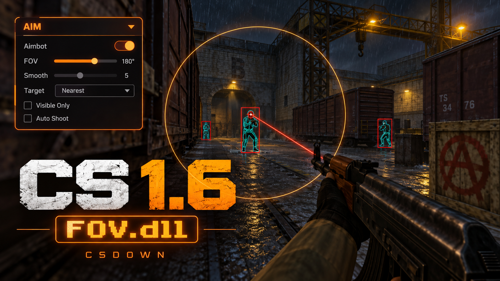 CS 1.6 FOV.dll — Императрица и Мраморный градиент
