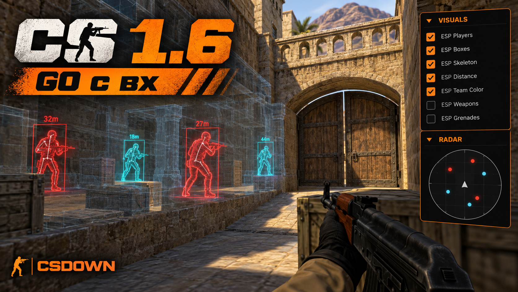 CS 1.6 GO WH — закалённая сталь и BUMBLEBEE