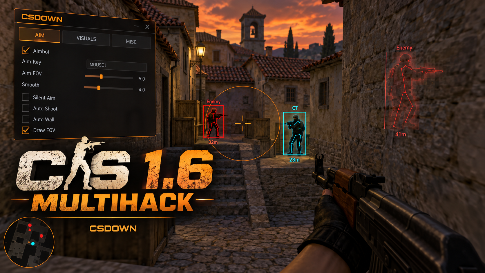 CS 1.6 Snow Rise — Снежный вихрь и северная бабочка