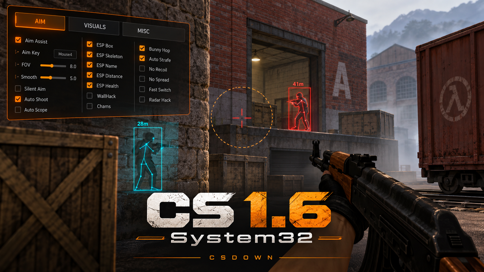 CS 1.6 System32 — Коготь и космические мотивы