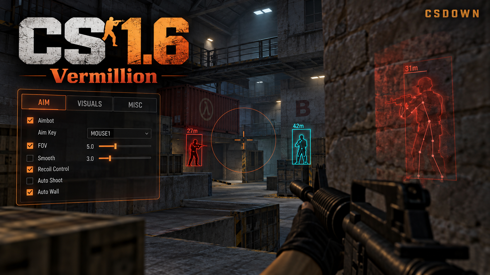 CS 1.6 Vermillion — Аквамариновая месть и Nuclear