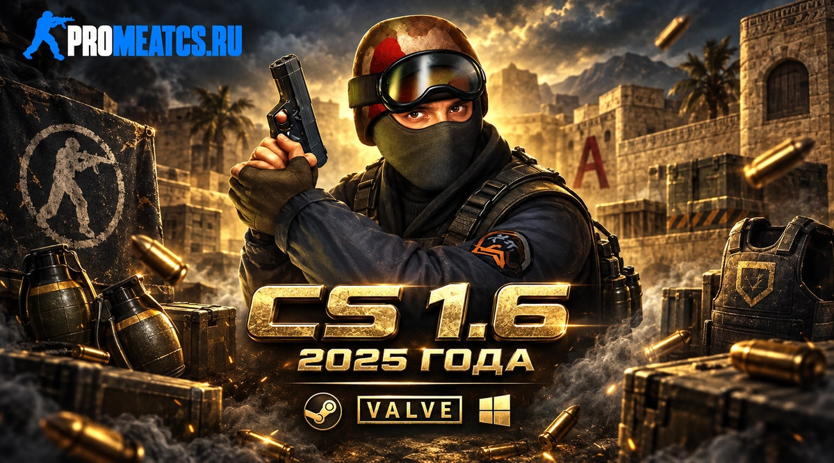 CS 1.6 (КС 1.6) 2025 - Counter-Strike 1.6 2025 года