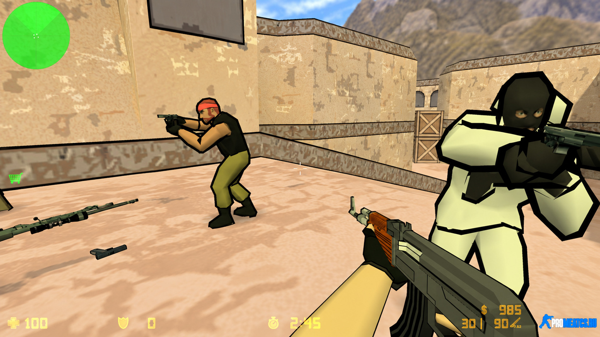CS 1.6 Cartoon - КС 1.6 графика как в мультике