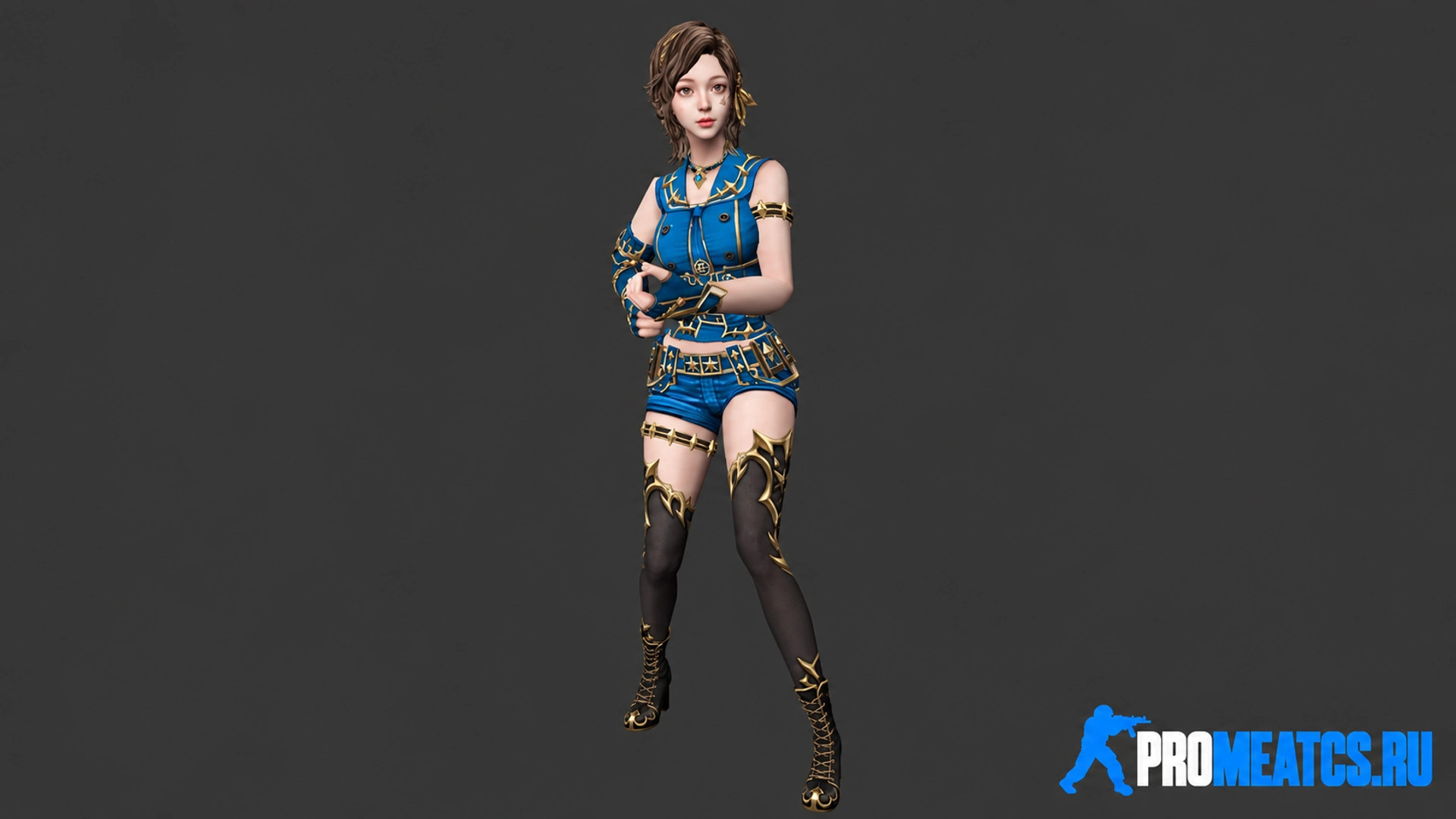 Женская модель Private Erica для CS 1.6