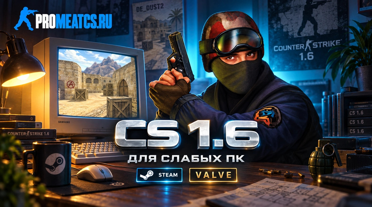 CS 1.6 для слабых ПК - КС 1.6 на слабый ПК