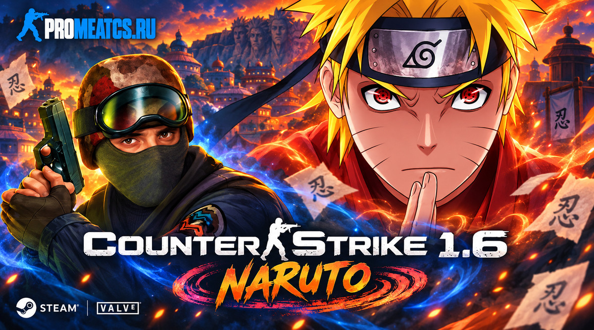 CS 1.6 Naruto - КС 1.6 версия Наруто