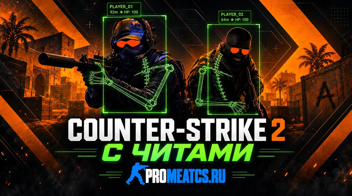 КС 2 с читами АИМ и ВХ с настройками внутри