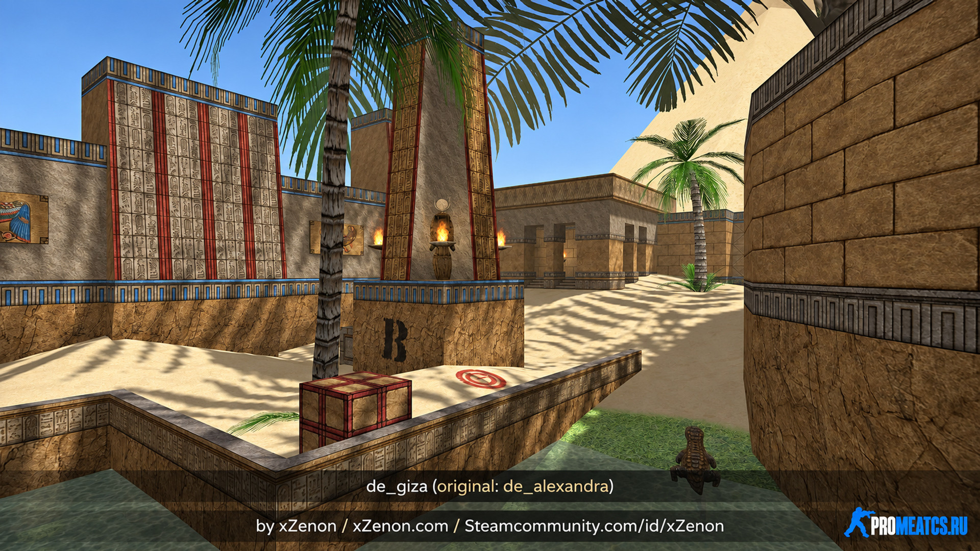 Карта «de_giza» для CS 1.6