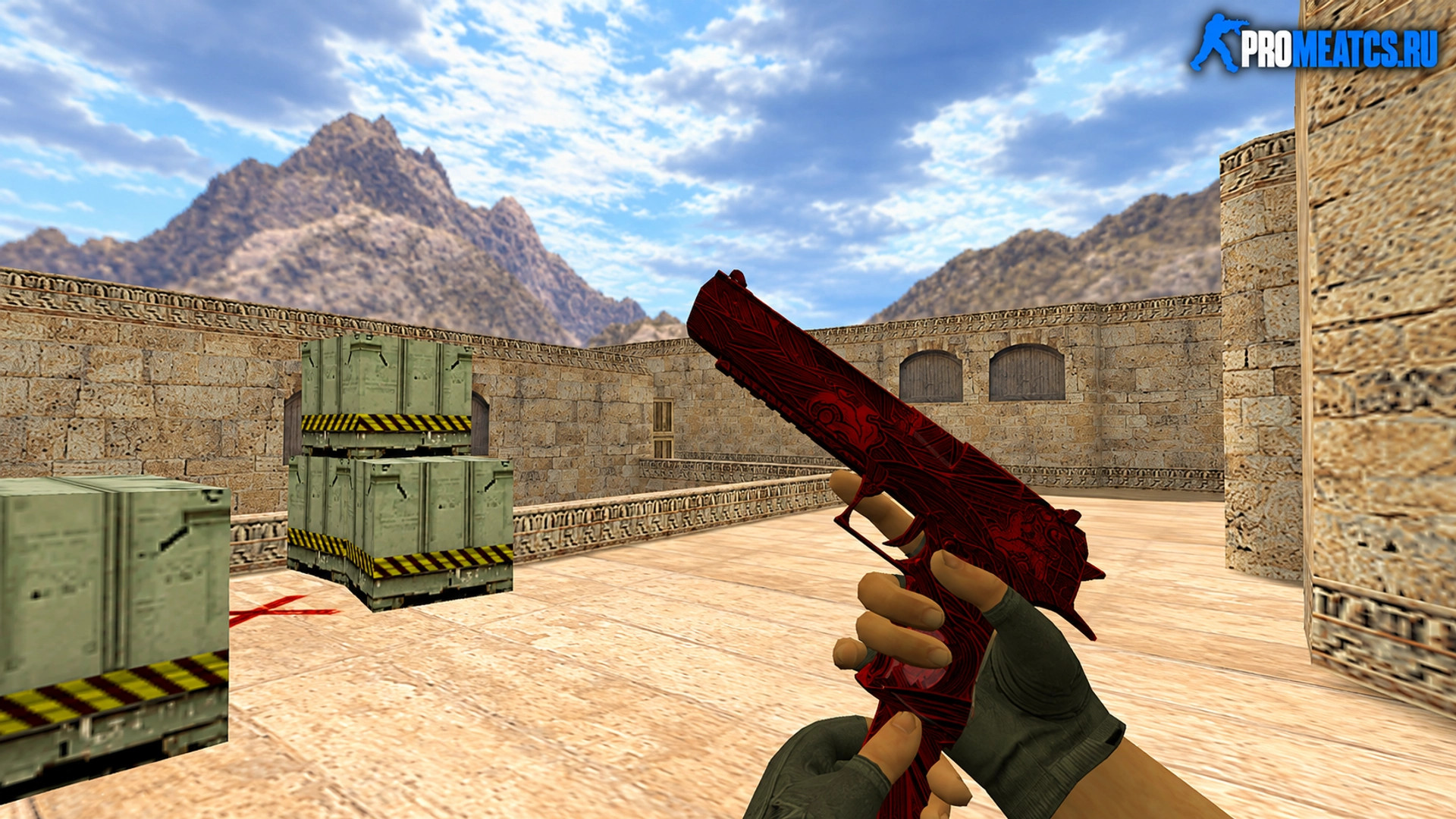 Модель Deagle Буря в закате для CS 1.6