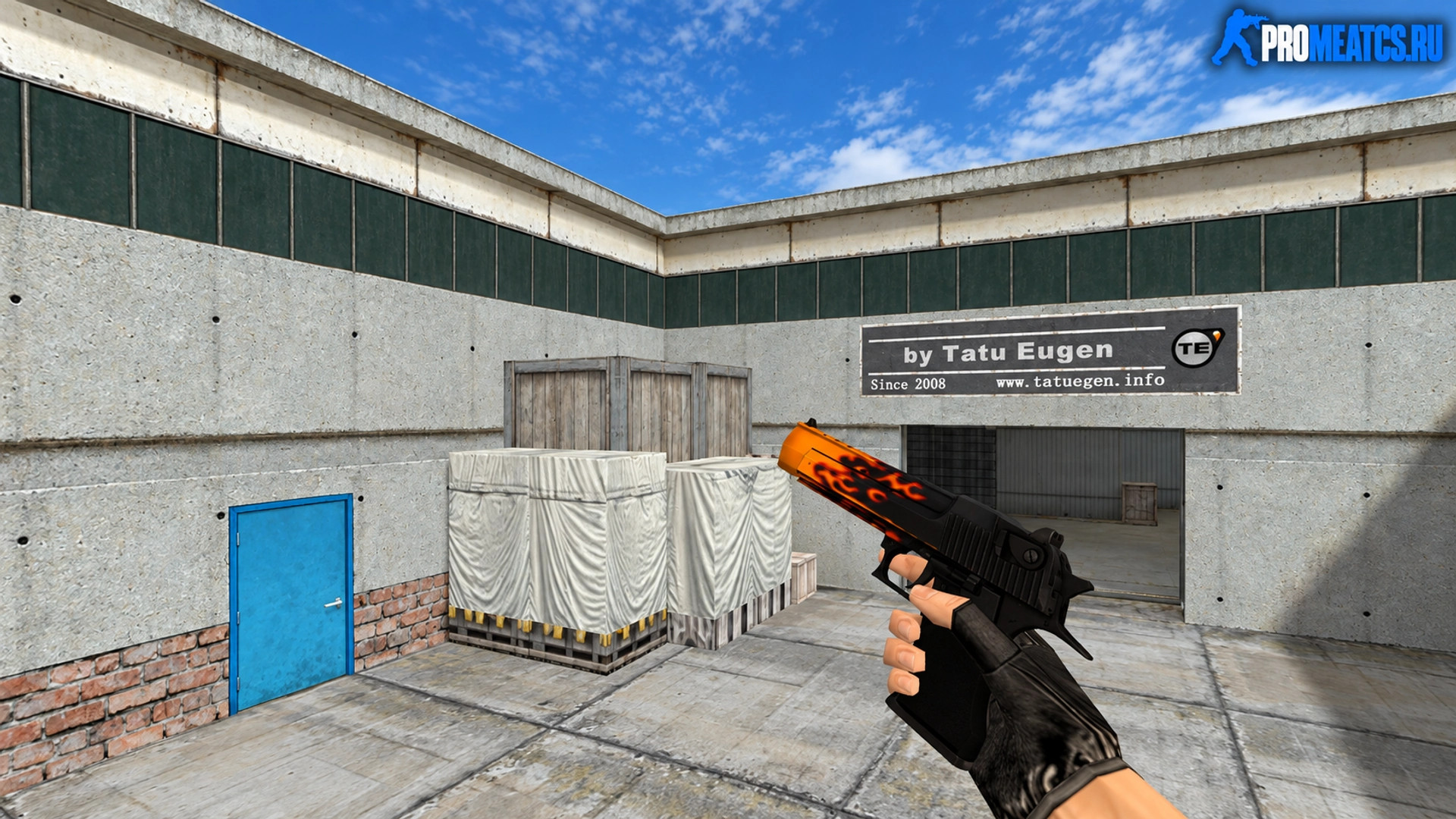 Модель Deagle Пламя для CS 1.6