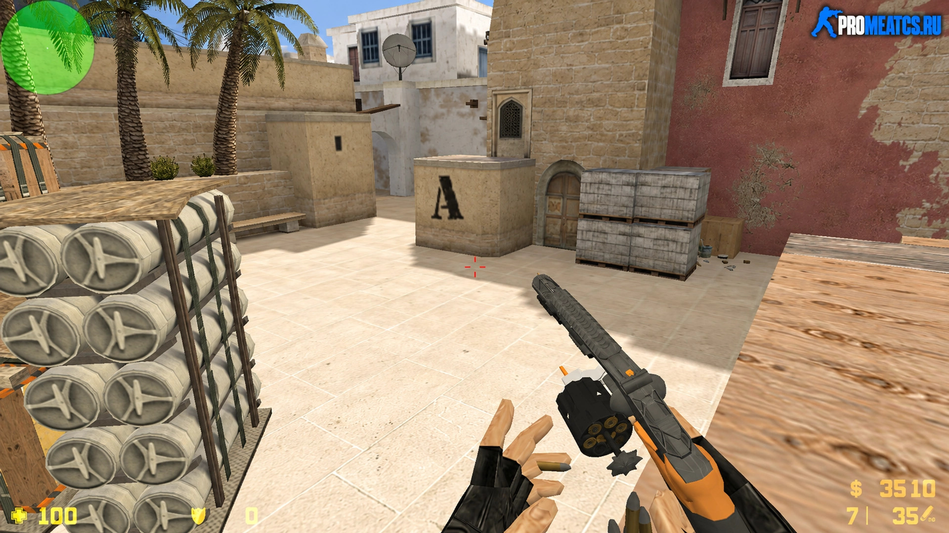 Модель R8 Revolver Arhtrase для CS 1.6
