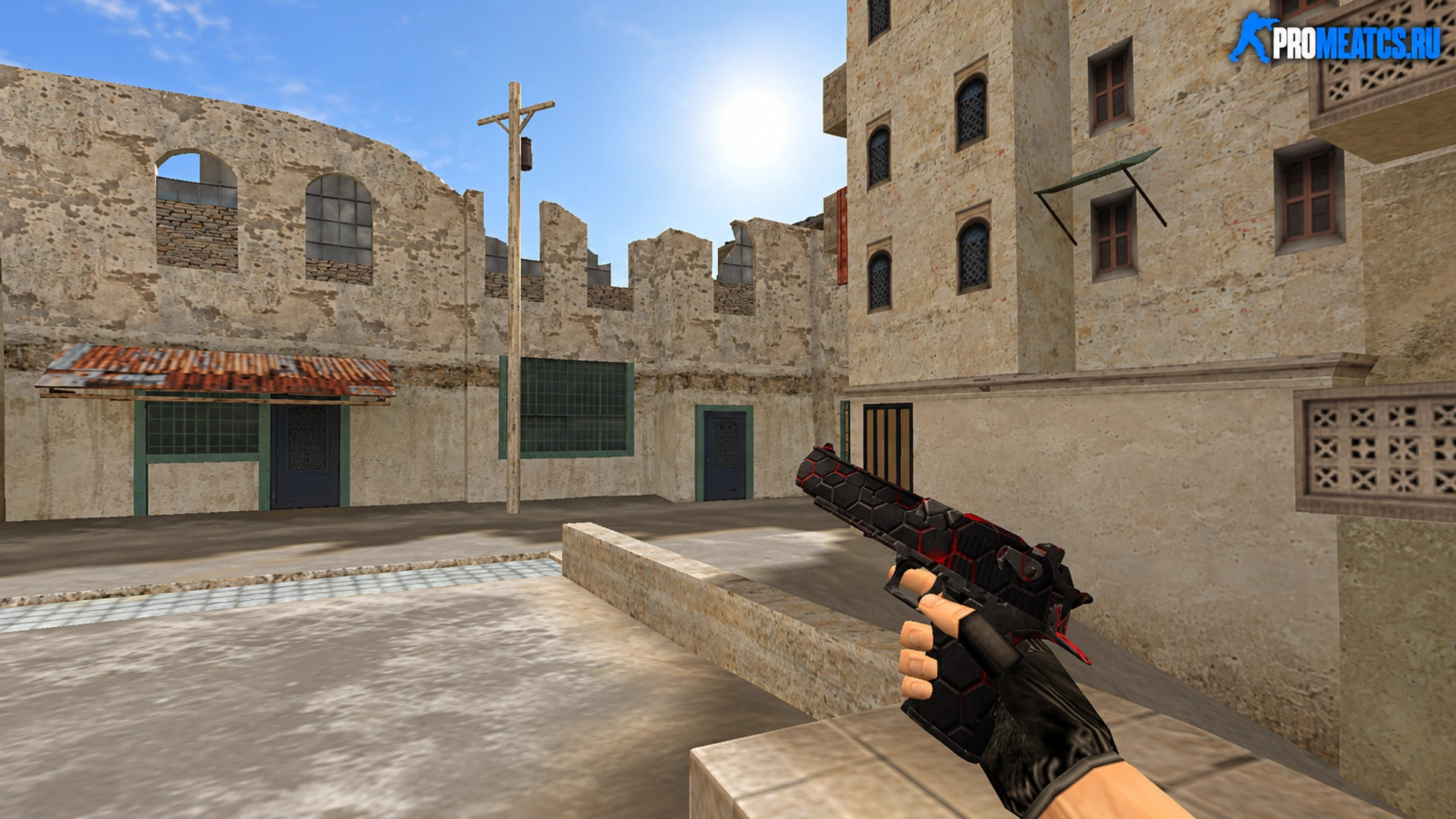 Модель Deagle Red Black Carbon для CS 1.6