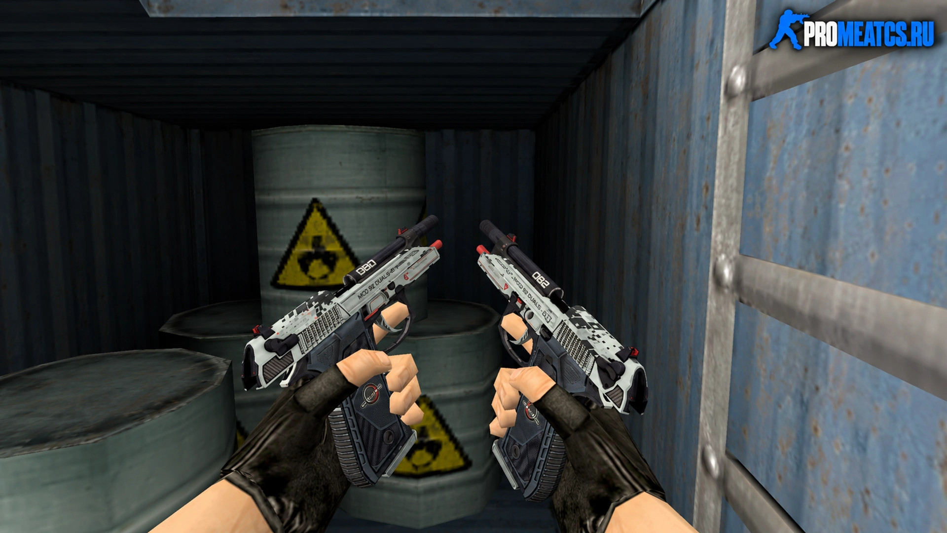 Модель Dual Berettas Катастрофа для CS 1.6