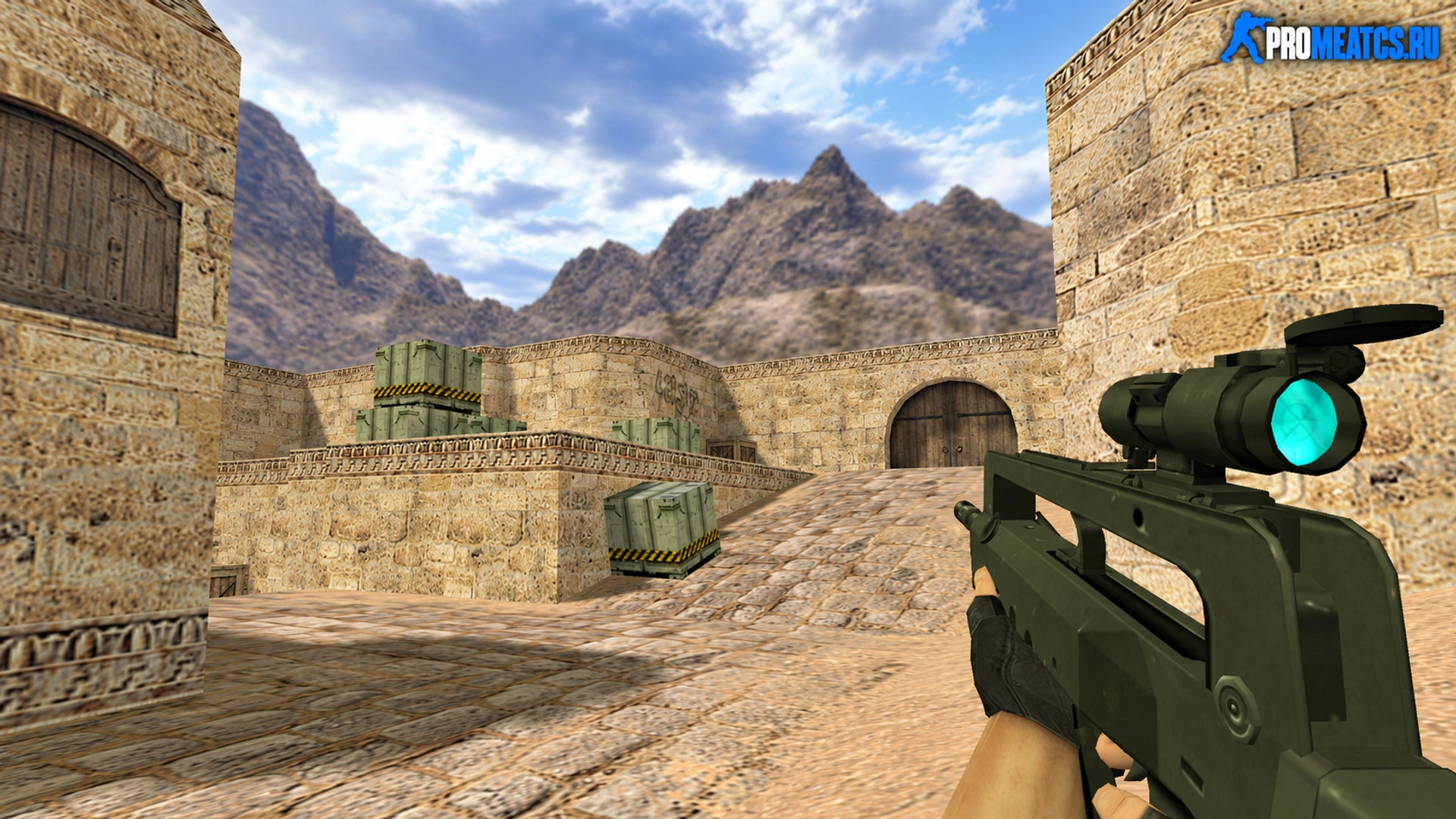 Модель Famas Синяя оптика для CS 1.6