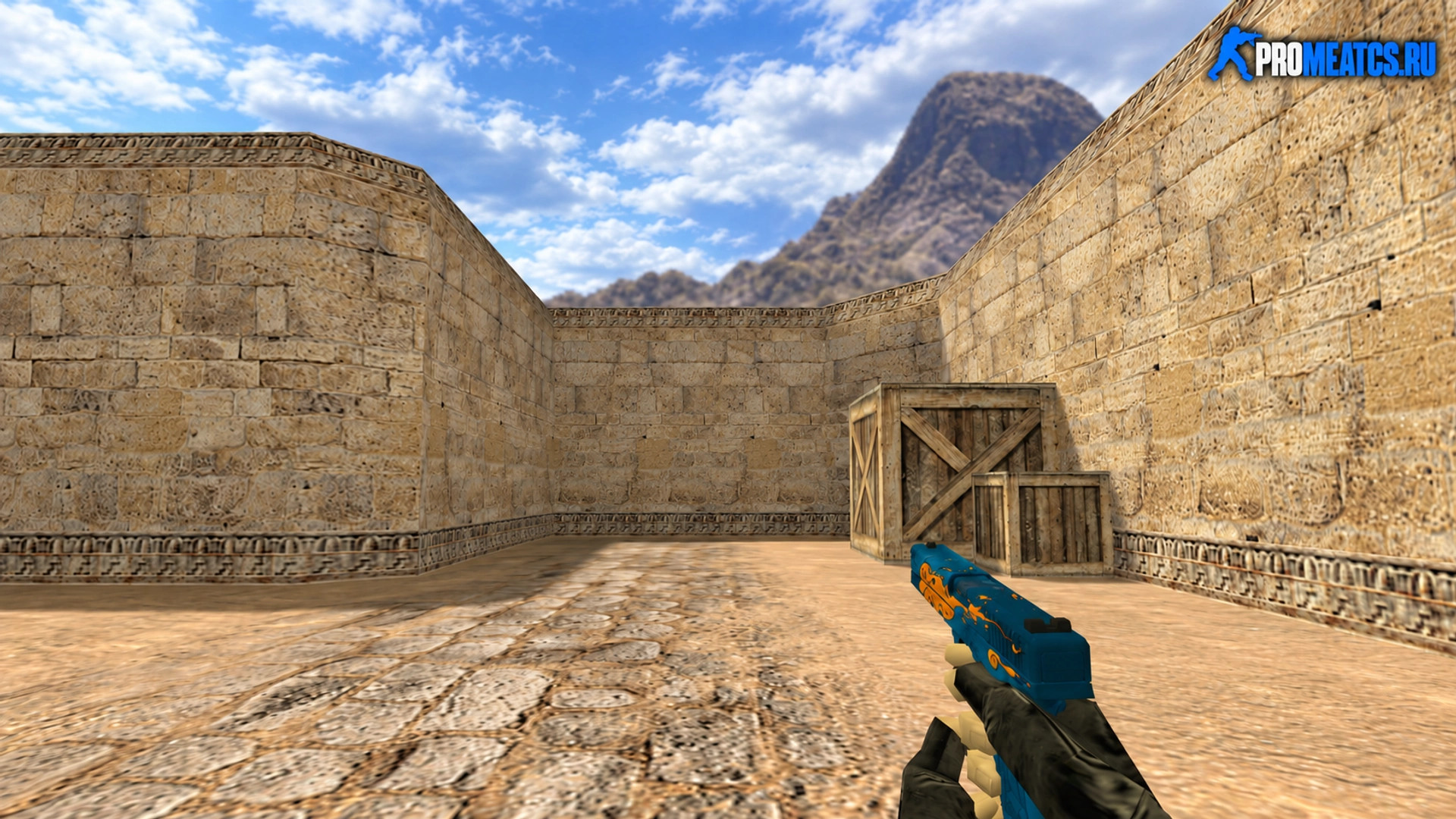 Модель Glock Огненный для CS 1.6