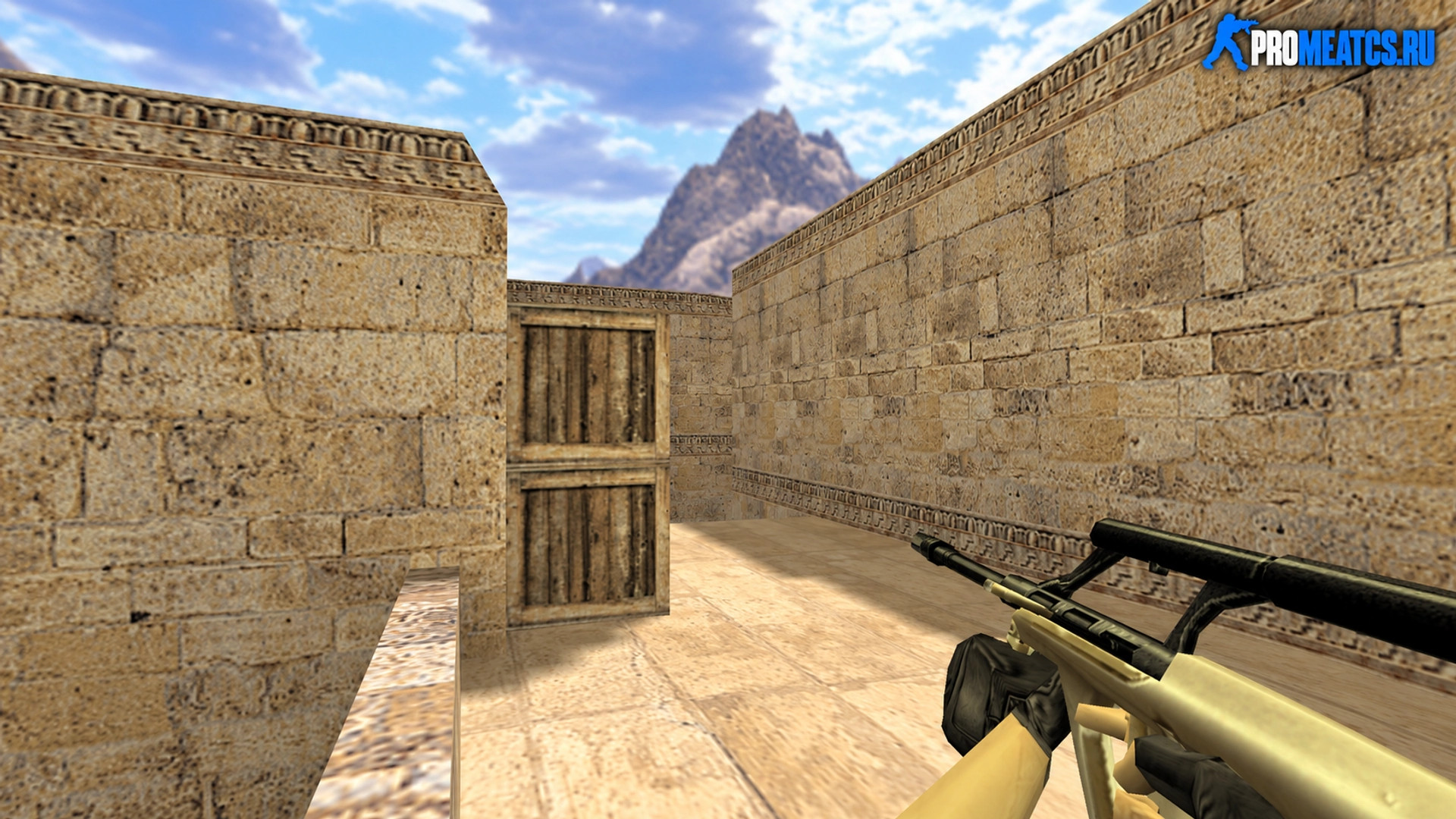 Модель AUG Золотой для CS 1.6