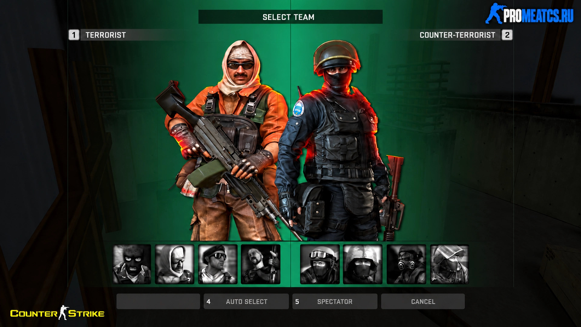 GUI в стиле COD для CS 1.6