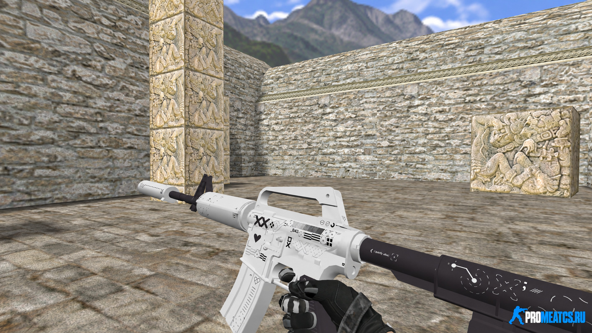 Модель «HD M4A1-S Printstream» для CS 1.6