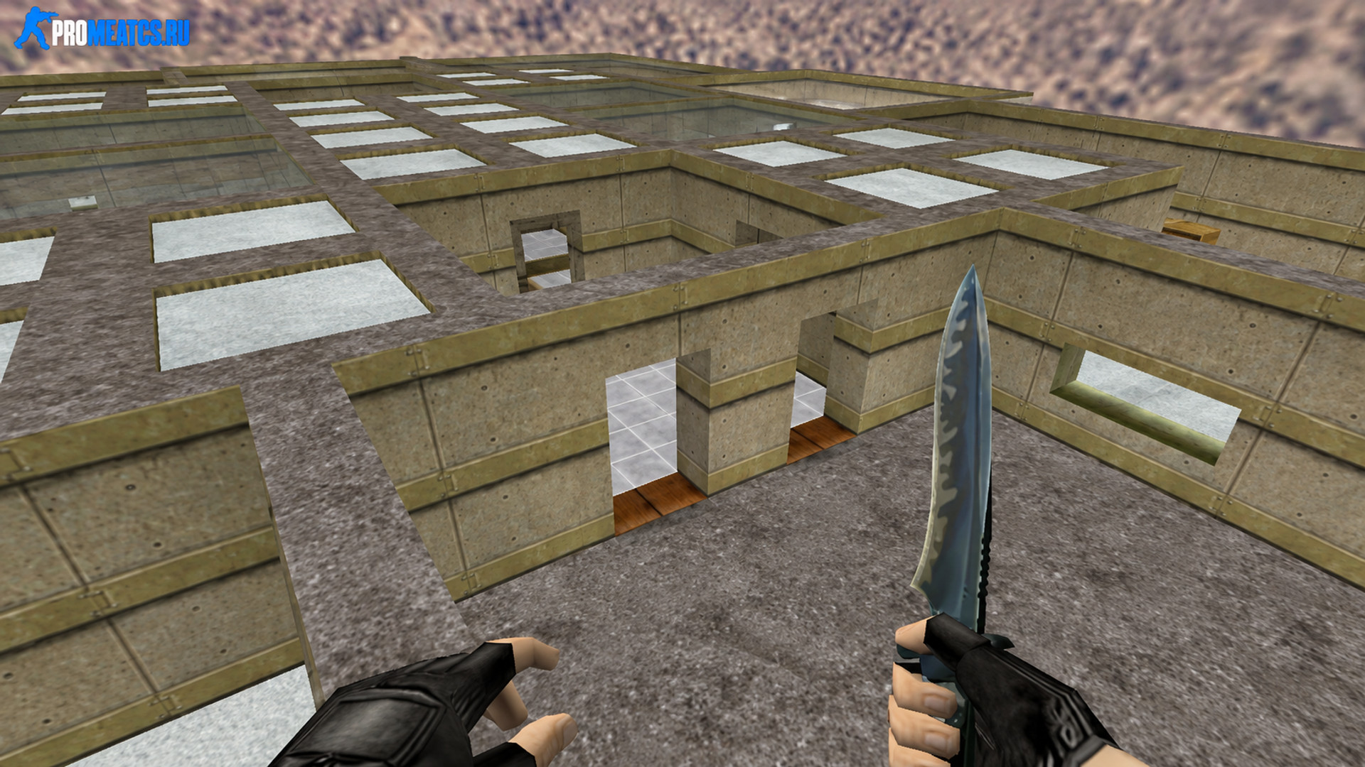 Карта «gg_12rooms» для CS 1.6 — скриншот 1