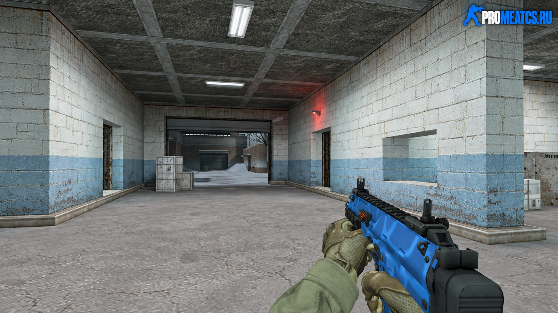 Модель MP7 Океанская пена для CS 1.6 — скриншот 1