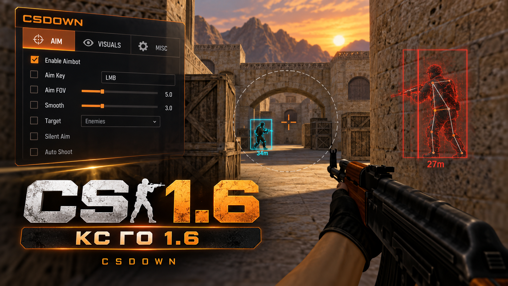 CS 1.6 GO Icarus — Зуб тигра и Падение Икара — скриншот 1