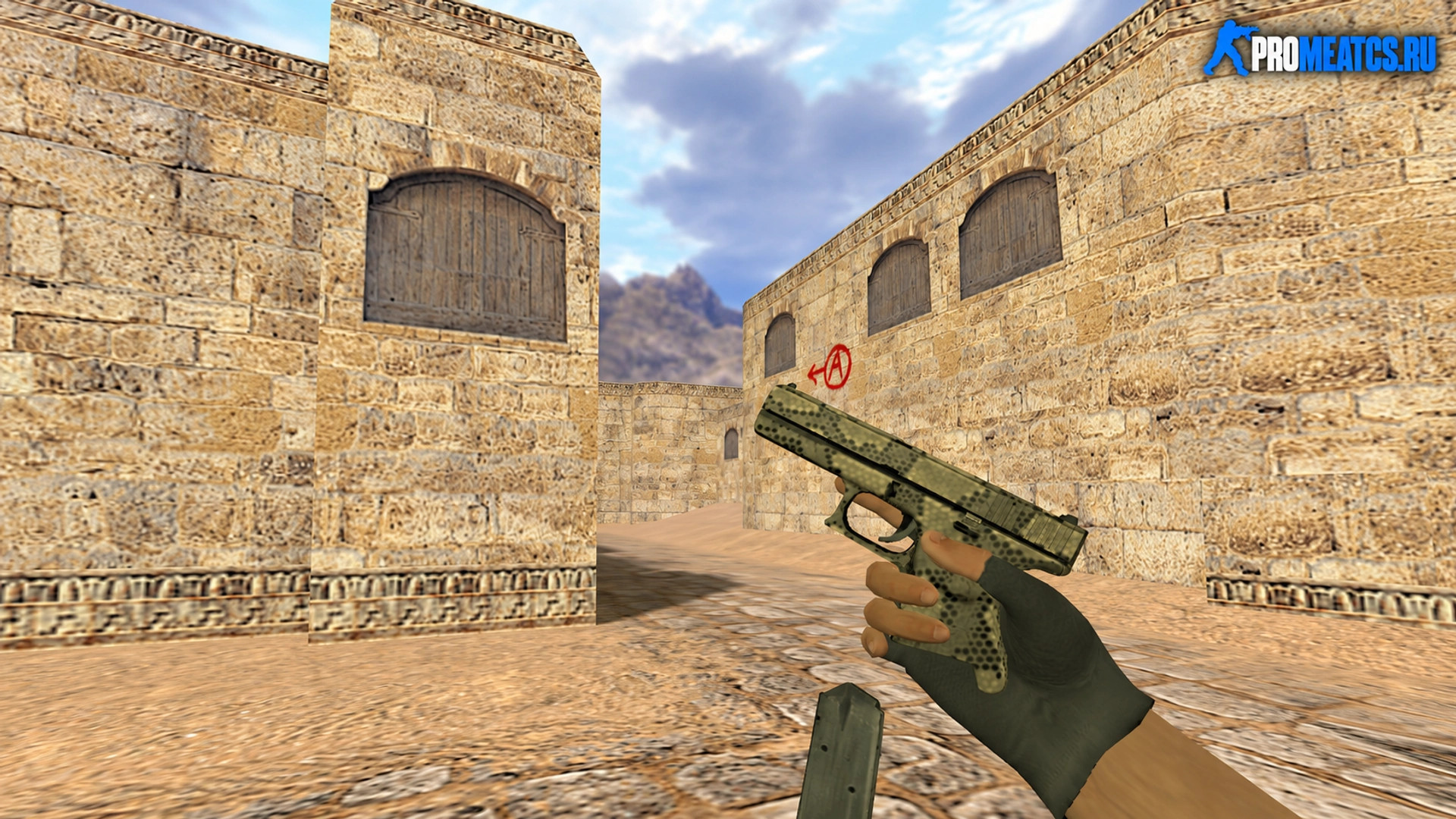 Модель Glock Гремучая смерть для CS 1.6 — скриншот 1