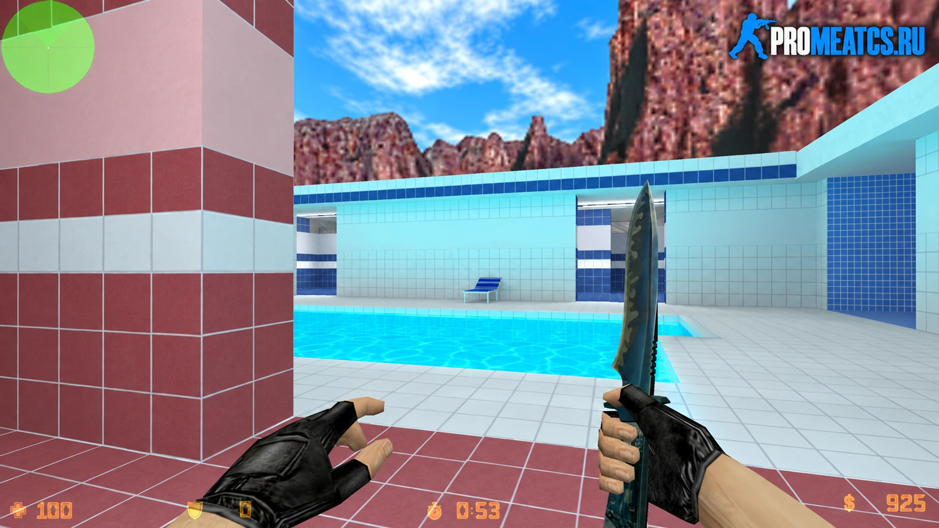 Модель ножа «Стандартный» для CS 1.6 — скриншот 1