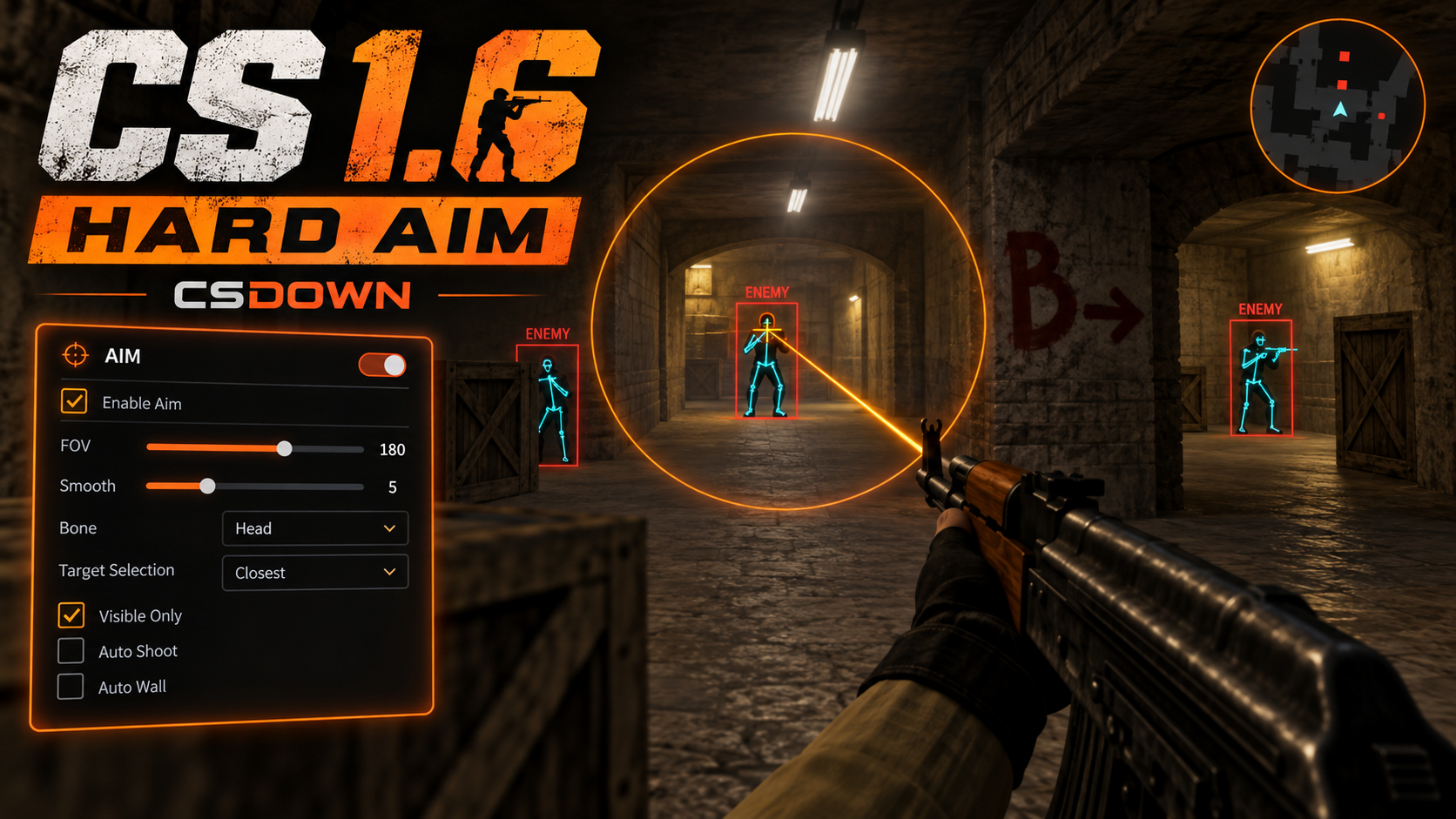 CS 1.6 AIM Void — Коготь и Безлюдный космос — скриншот 1