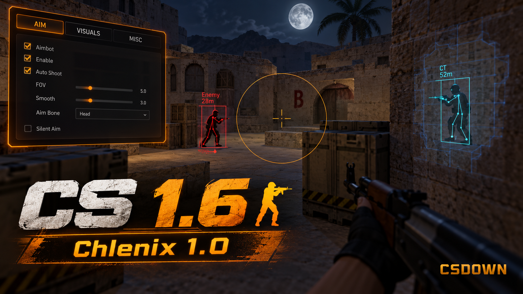 CS 1.6 Chlenix 1.0 — керамбит «Автотроника» и Starladder — скриншот 1