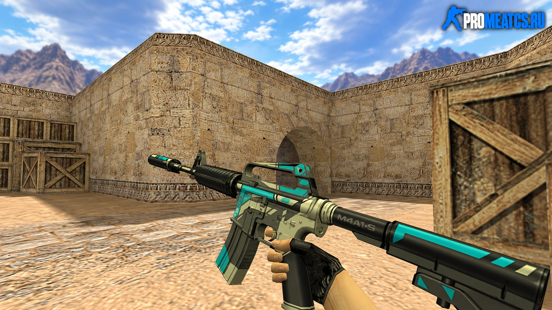 Модель M4A1 «Эволюция» для CS 1.6 — скриншот 1